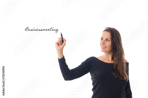 Business-Frau im Meeting