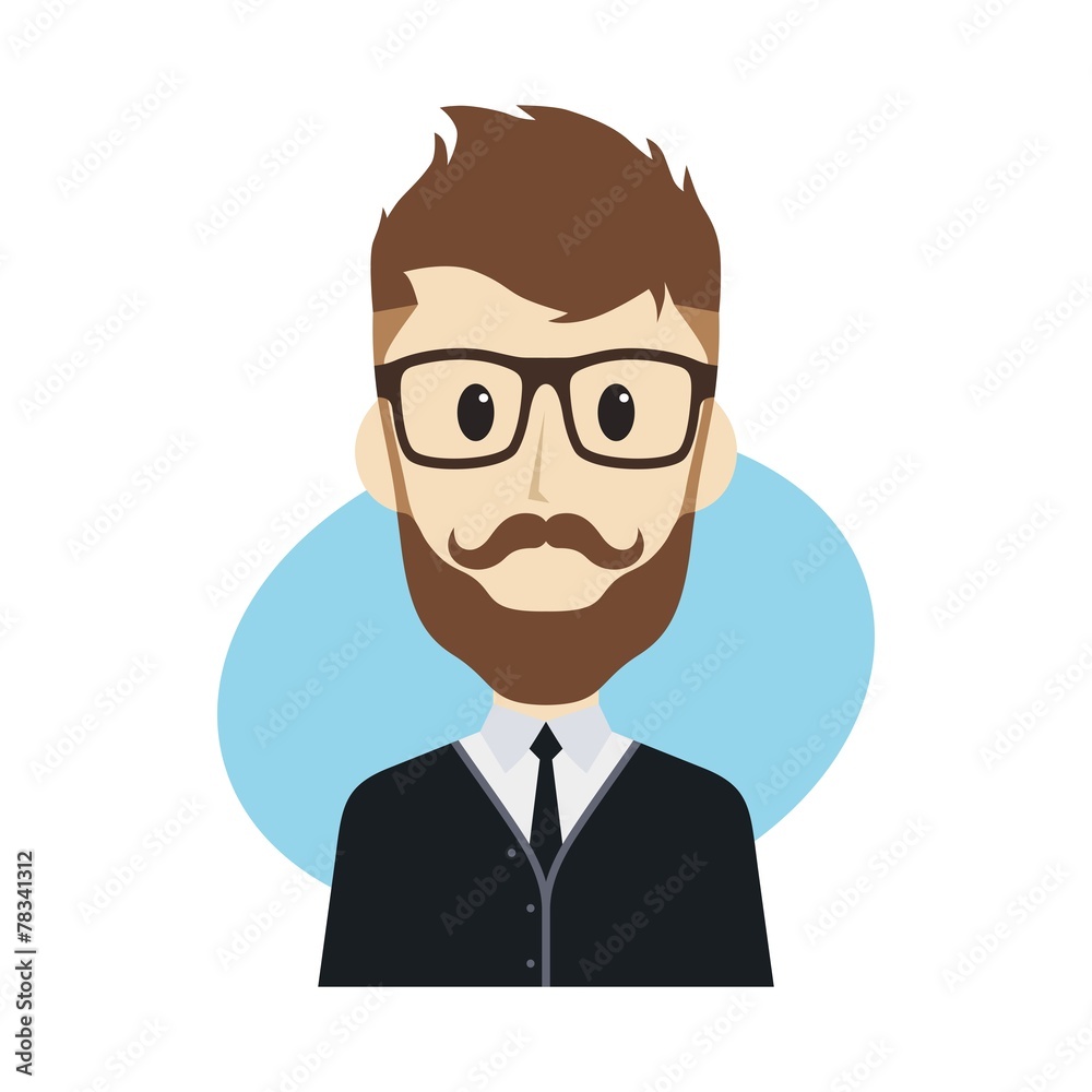 man cartoon character