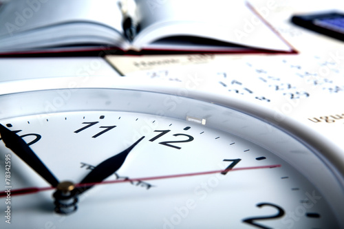 Wallpaper Mural business stil life with clockface Torontodigital.ca