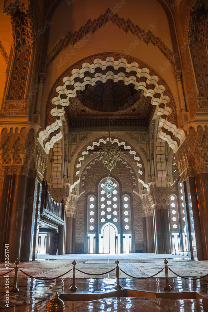 Great Hassan II Mosque interior