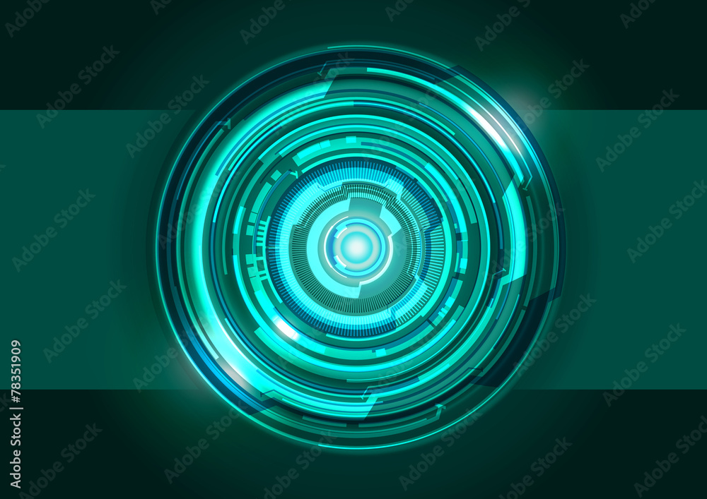 Abstract Technology Circles Background Abstract Technology Circles Background
