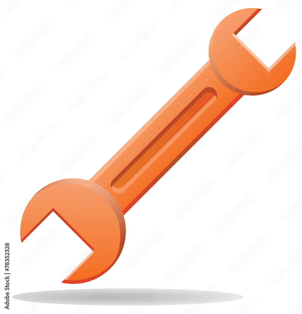 Wrench tool vector icon Wrench tool vector icon