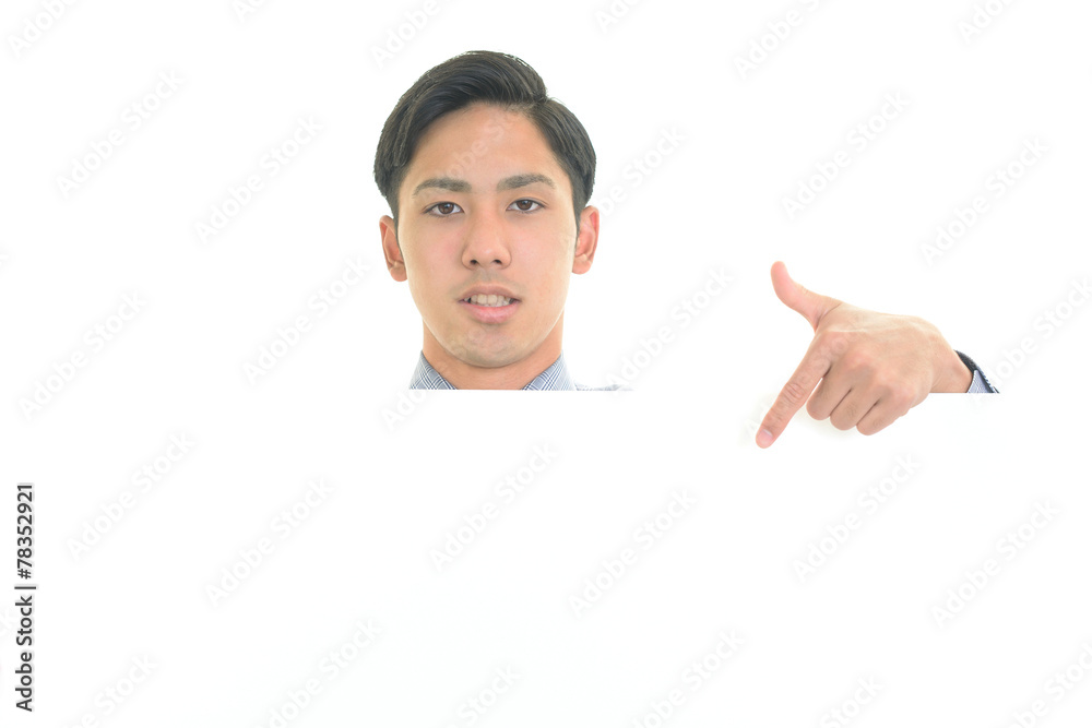 笑顔のビジネスマン 笑顔のビジネスマン