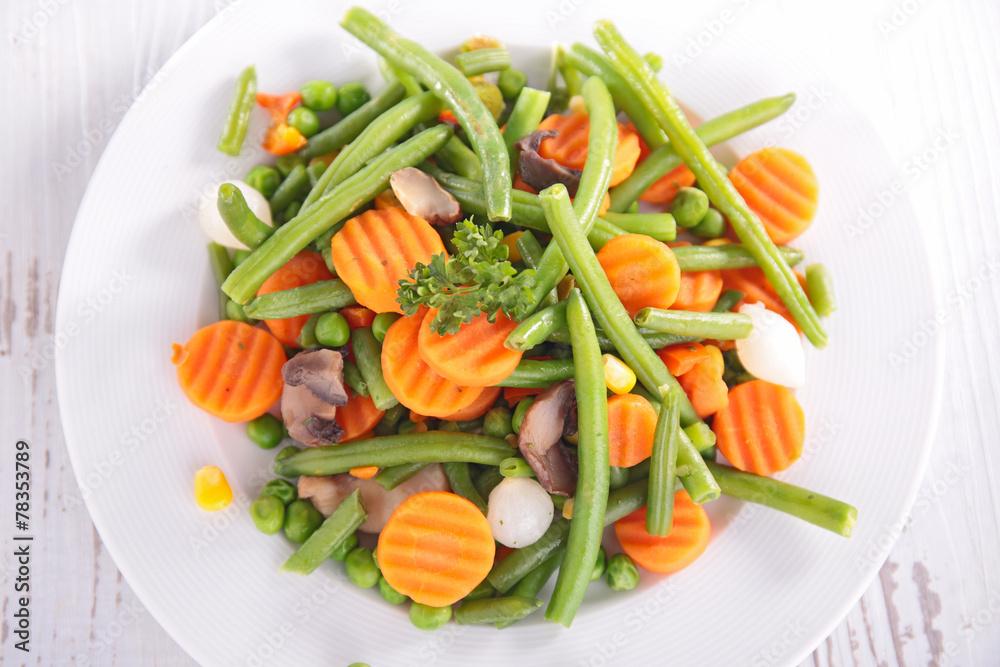 plate of vegetable plate of vegetable