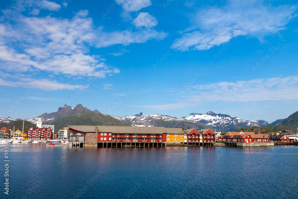Daytime in Svolvaer, Lofoten Islands, Norway
