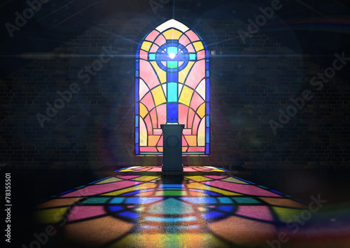 Stained Glass Window Church