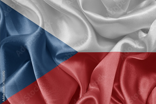 Czech Republic satin flag