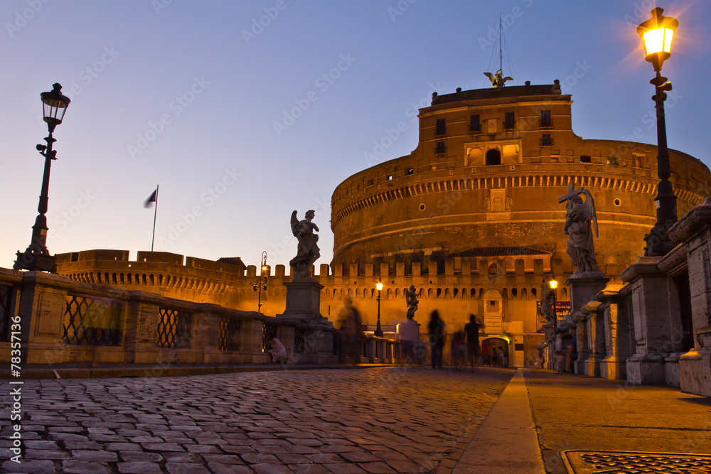 Naklejka premium Castel Sant'Angelo - Roma - Italia