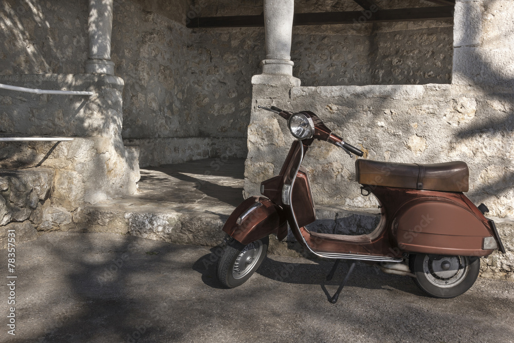 Fototapeta premium Scooter en balade