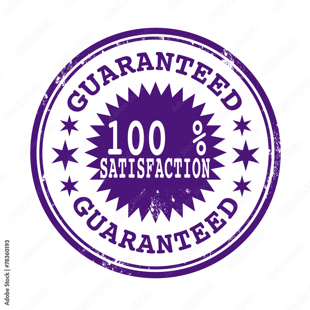 satisfaction guaranteed stamp