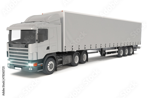cargo truck - silver - shot 13