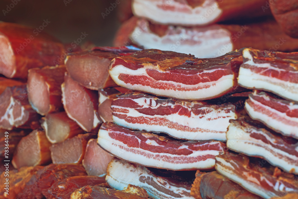 Cured Bacon Stack Cured Bacon Stack