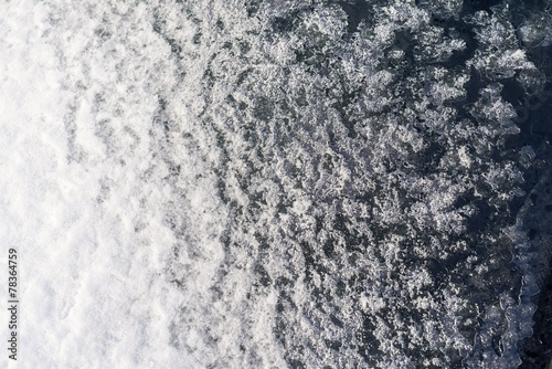 Slika na platnu abstract snow ice texture