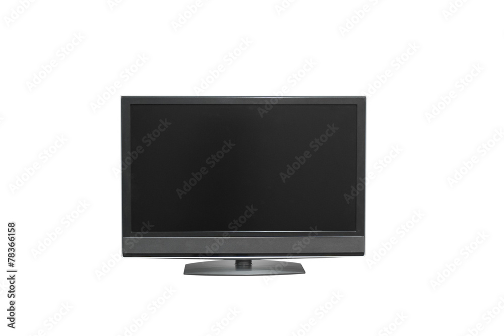 LSD TV isolated on a white background LSD TV isolated on a white background