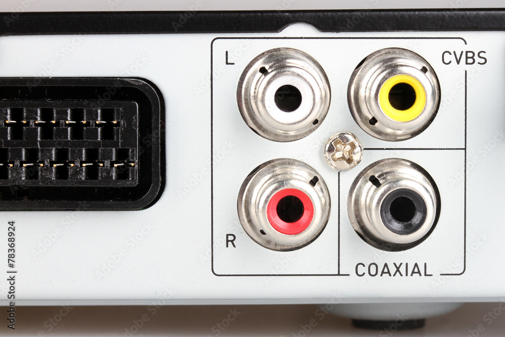 Fototapeta premium TV input