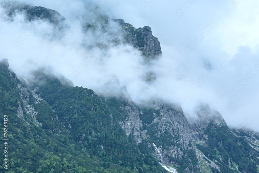 Great Cold Valley summer view (High Tatras, Slovakia). Great Cold Valley summer view (High Tatras, Slovakia).