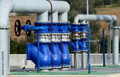 water treatment plant - closeup
