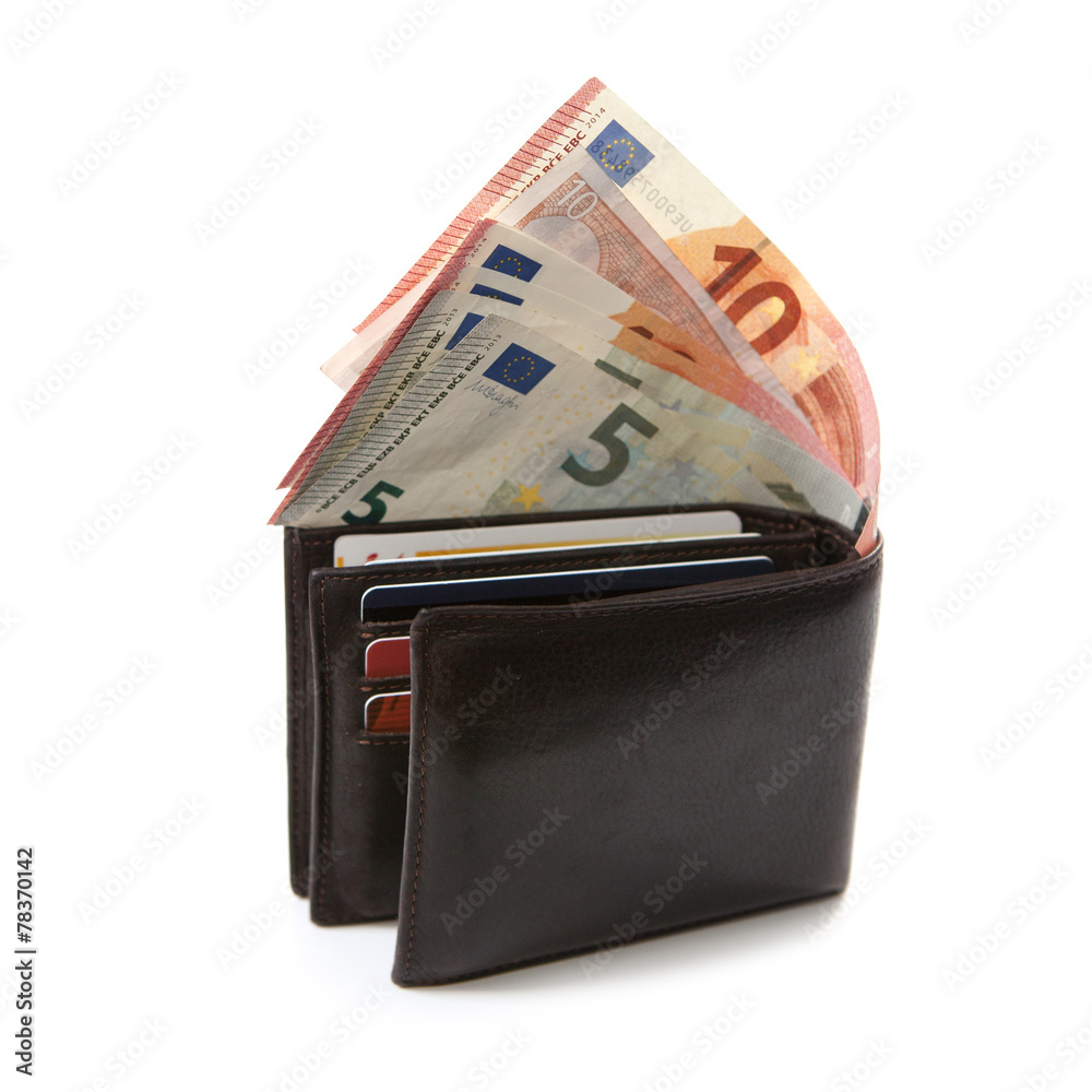 billets dans un portefeuille financier Stock Photo | Adobe Stock