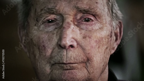 Old mans face