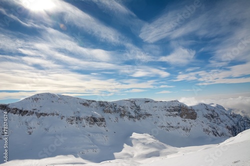 winter mountains landscape © remus20