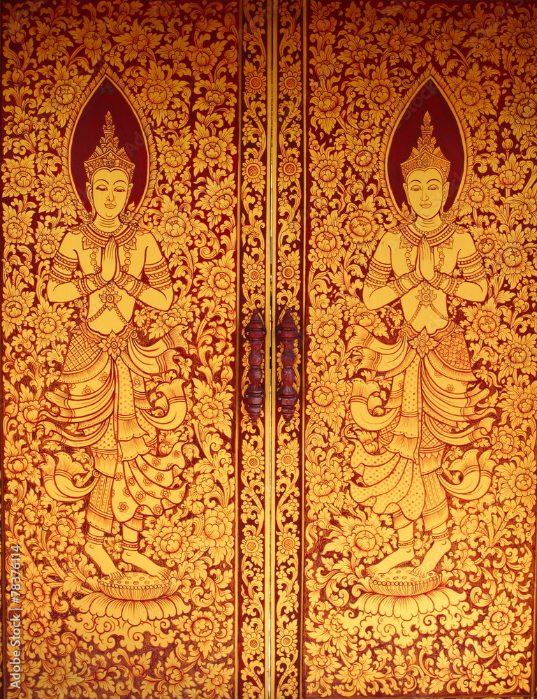 Thai Line art door