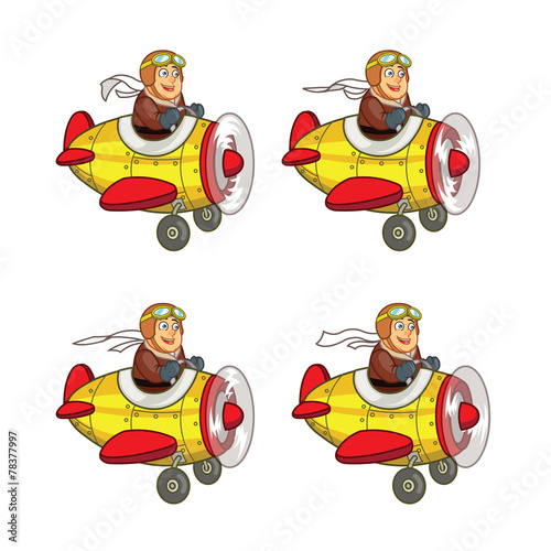 Chubby Boy Pilot Sprite