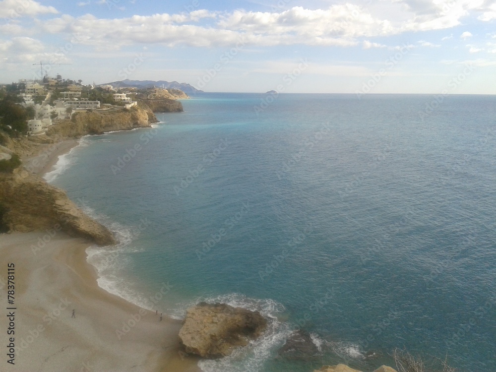 Vila Joiosa beachs. Alicante. Spain. Benidorm