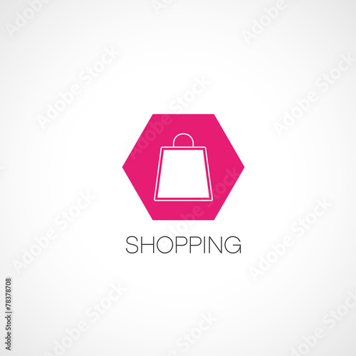 shopping icône internet