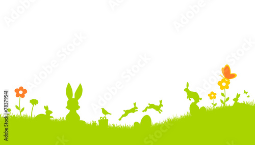 springende Osterhasen 