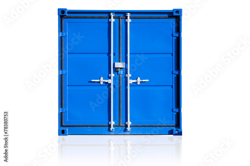 Fotografie Container bleu
