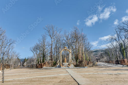 Cibeles fountain at La Granja Palace, Spain photo