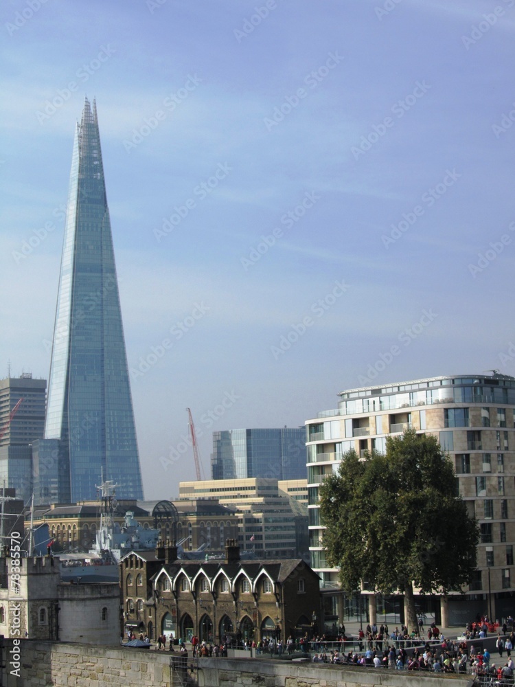 Panoramablick vom The Tower of London - UNESCO Weltkulturerbe