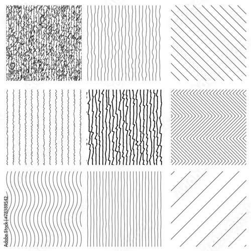 Set of Hand Drawn style Textures