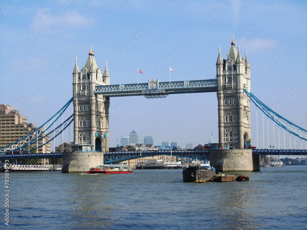 River Thames & Tower Bridge - London - England - UK