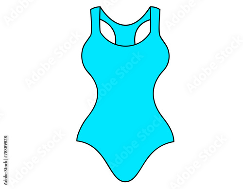 swimsuit blue color