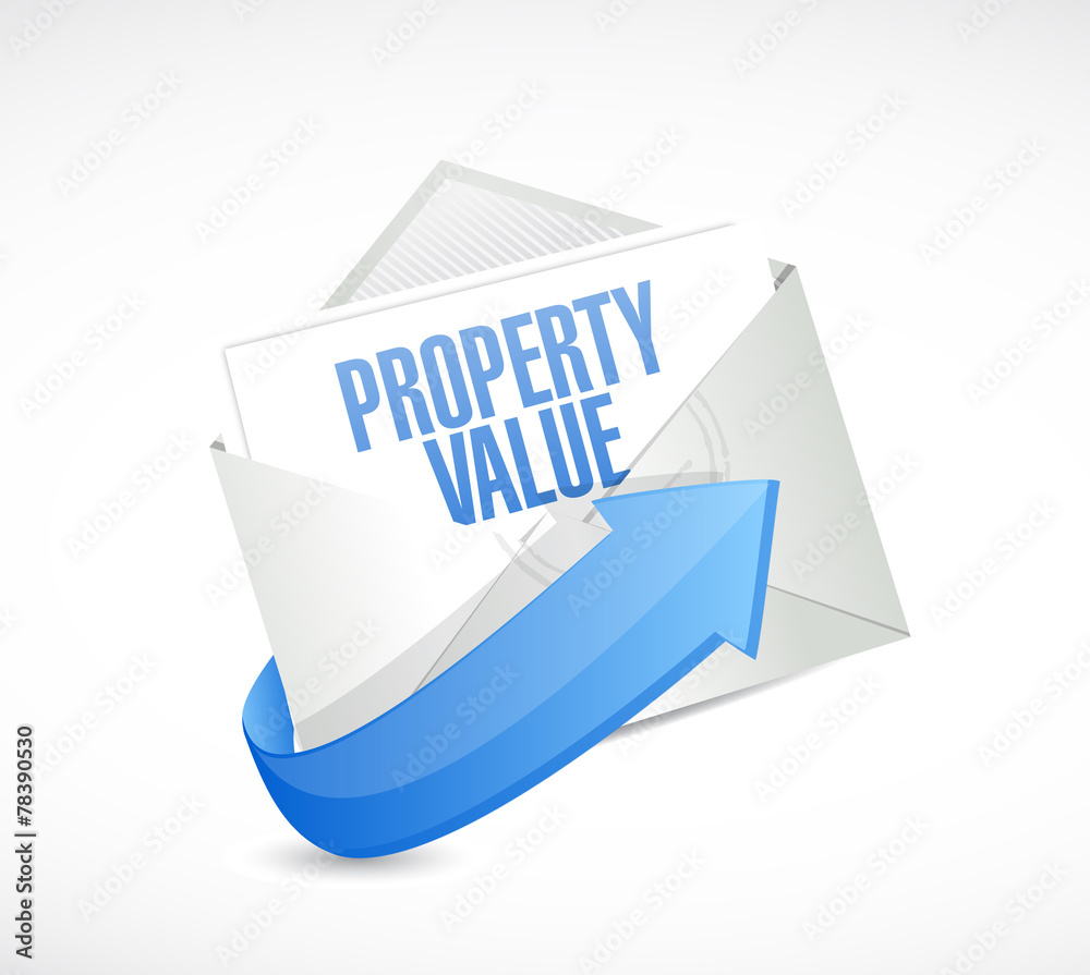 property value mail illustration design property value mail illustration design