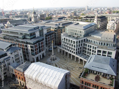 Obraz na płótnie Paternoster Square in London neben St Paul's cathedral - UK w salonie