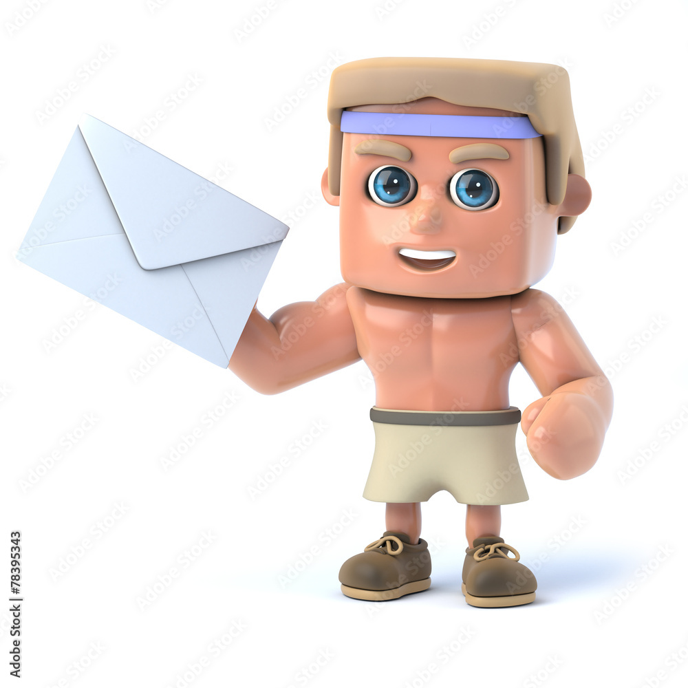 3d Bodybuilder has mail