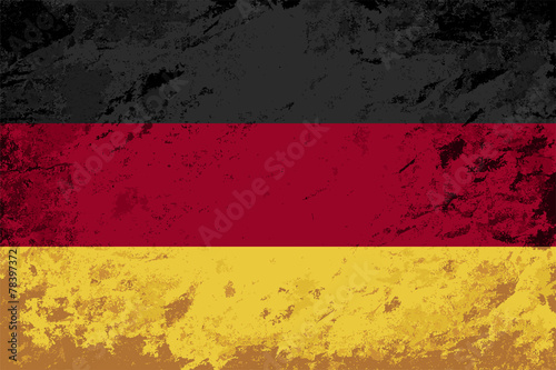 Germany flag. Grunge background. Vector illustration