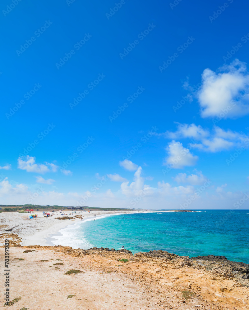 Is Arutas beach on a clear summer day