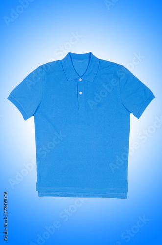 Male t-shirt isolated on the white background © Elnur
