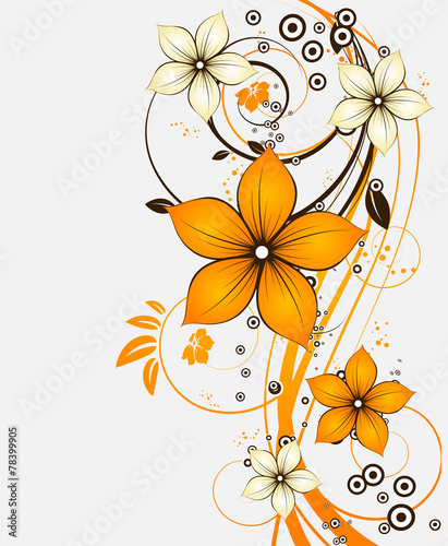 Abstract floral background