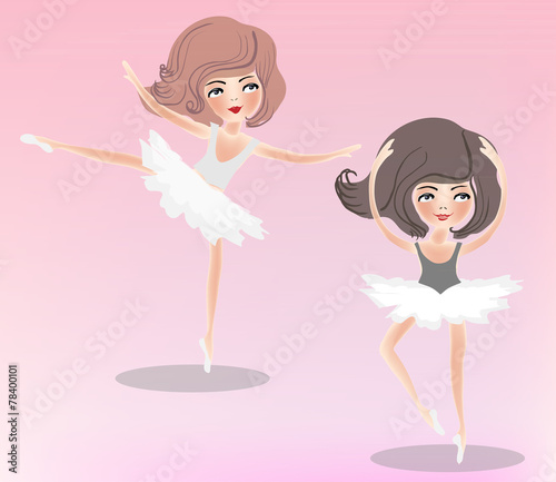 Dance of girls.