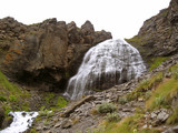 Waterfall Girlish Braids Between The Mountains Of Northern Cauca