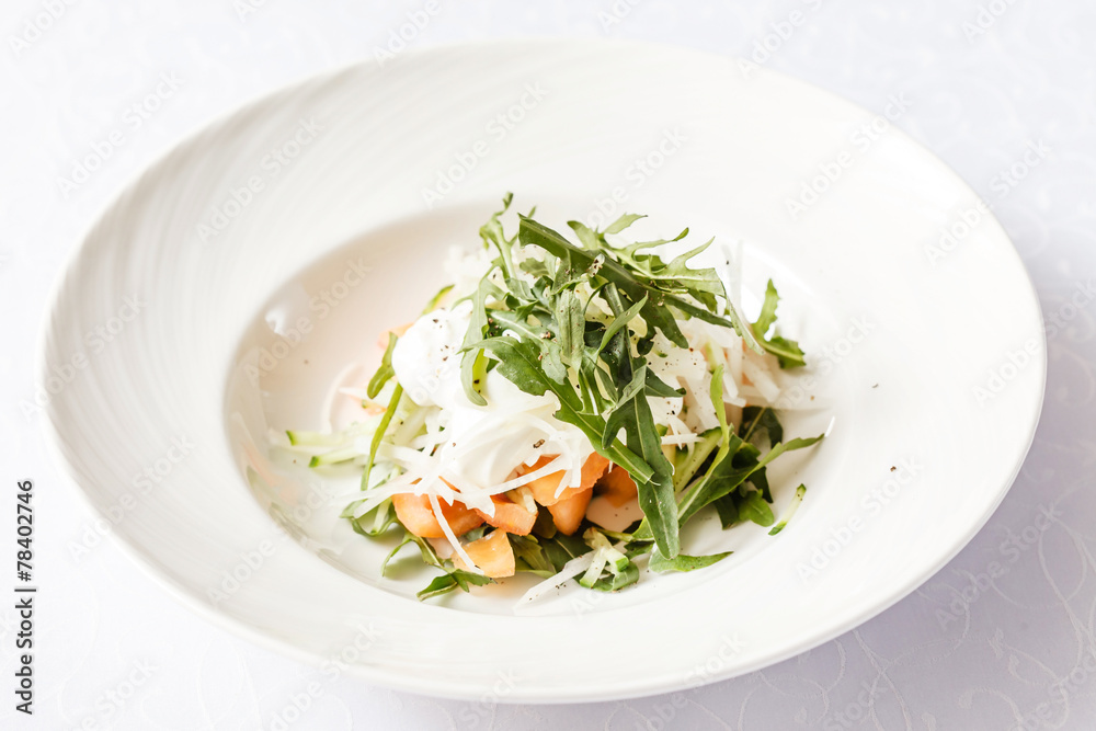 fresh salad with arugula fresh salad with arugula