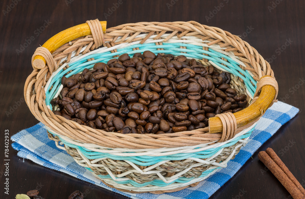 Obraz premium Roasted coffee beans