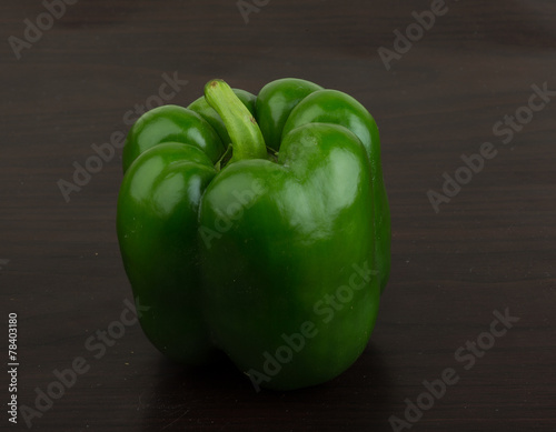 Green Bulgarian pepper