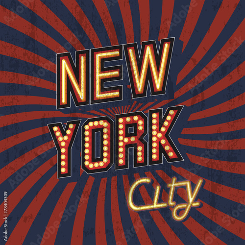 Vintage New York Poster