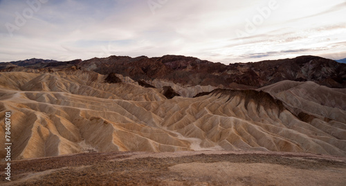 Dramatic Light Badlands Amargosa Mountain Range Death Valley