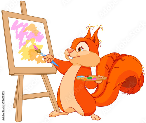 Squirrel artist